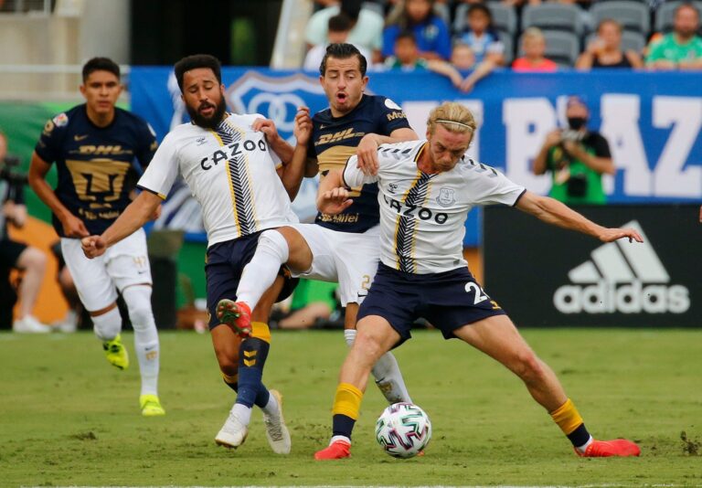 Triunfo del Everton ante Pumas en la Florida Cup 2021